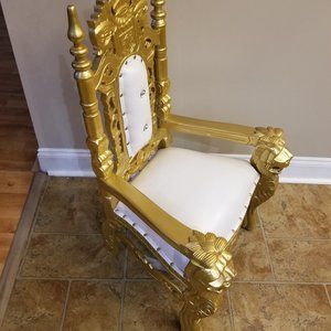 KIDS LIONHEAD THRONE CHAIR